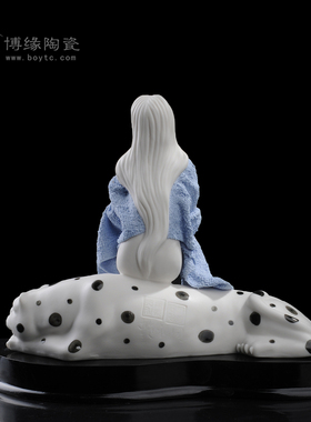 山鬼工艺美术大师摆件德化陶瓷