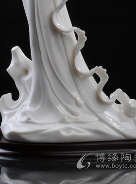 国色天香陶瓷德化白瓷杨贵妃仕女古典风苏献忠苏珠庄名瓷收藏摆件