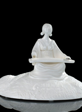 明清古典风仕女人物平湖德化陶瓷