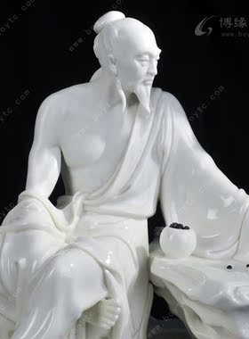 工艺德化白瓷商务礼品人物雕塑