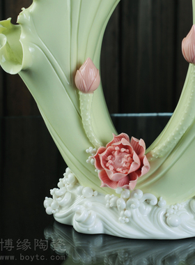 和谐陶瓷花瓶软装饰礼品摆件