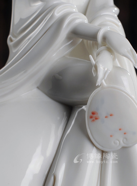 德化白瓷古典风美女商务工艺礼品