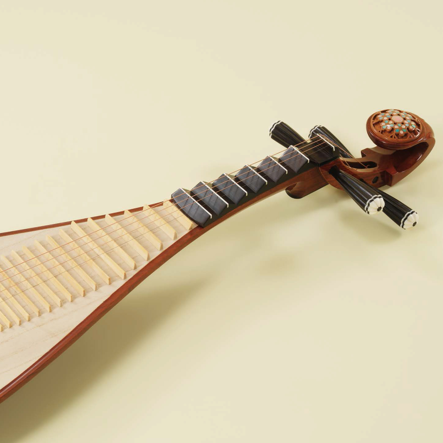 敦煌牌DHCCP-CL09L山丹花艳花梨木考级演奏琵琶琴【敦煌专卖店】 - 图0