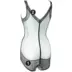 Nhật Bản mua の corset không có vành, bụng, nhận một cặp vú để ngăn chặn sự mở rộng bên ngoài, hông, tạo hình cơ thể, đồ lót, ngực lớn - Một mảnh