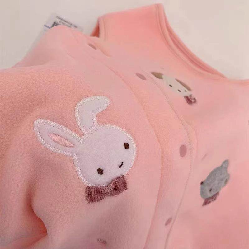 儿童马甲春秋冬摇粒绒男女童保暖坎肩宝宝背心加绒精美刺绣小外搭,淘宝优惠券,粉丝福利购,淘宝优惠卷