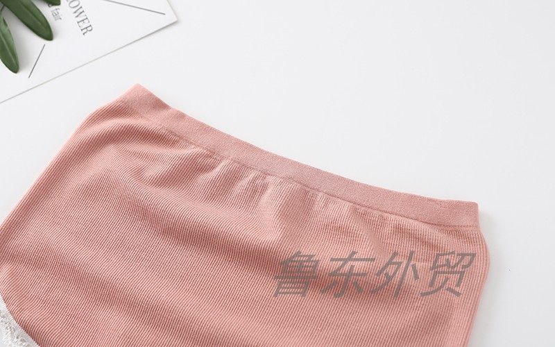 女士中腰条纹蕾丝花边兰精莫代尔三角内裤弹力舒适无缝底裤裤头,淘宝优惠券,粉丝福利购,淘宝优惠卷