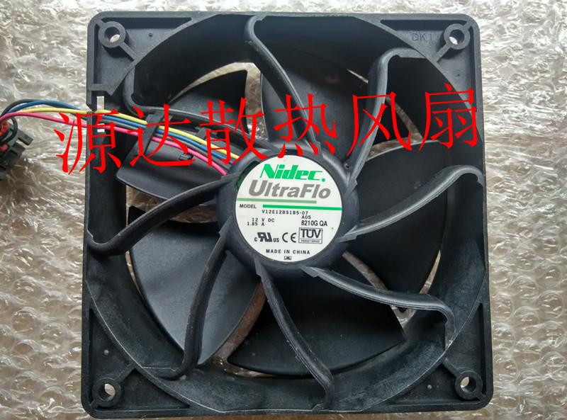 正品Nidec V12E12BS1B5-07 12v 1.85A 12038 蚂蚁S7 S9 专用散热 - 图0