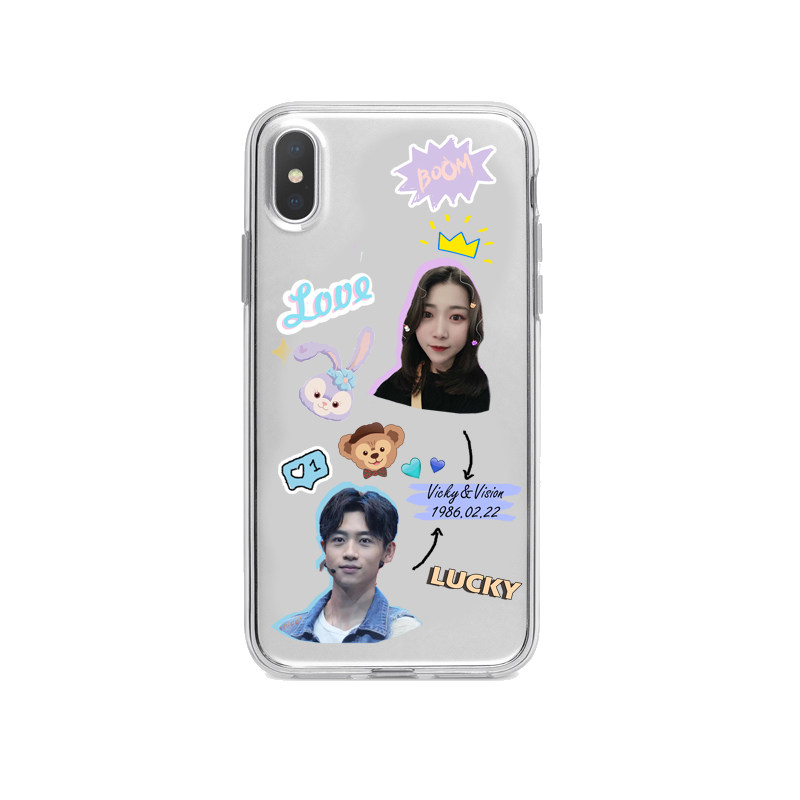 手机壳定制来图情侣亲子抠图照片diy任意机型透明适用iphone14PROmax苹果15华为mate60小米14手机壳定制16