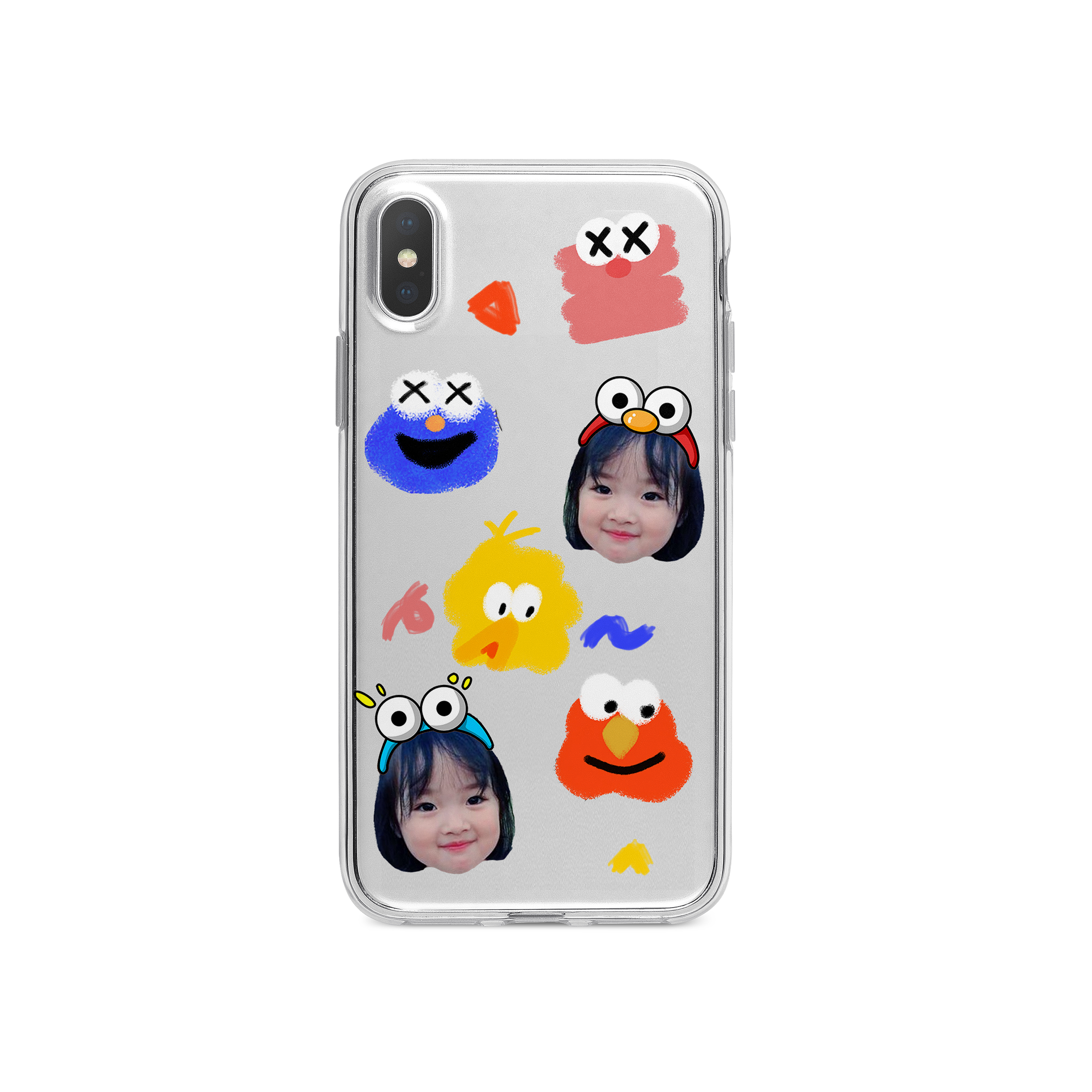 来图定制手机壳抠图头像亲子设计适用于任意机型14iPhone华为P30