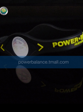 能量平衡硅胶黑色手环