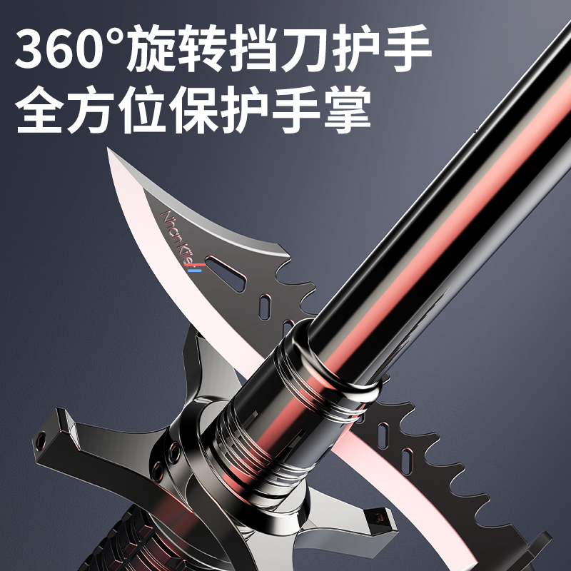 甩棍防身合法武器三节伸缩棍车载用品女生随身防狼打狗棒登山甩棒