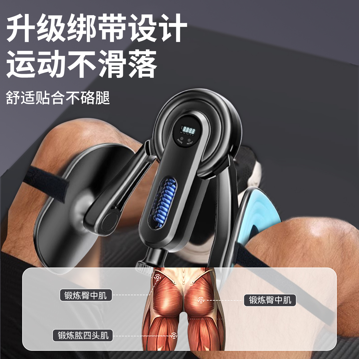 凯格尔辅助训练器男夹腿盆底多功能PC肌括约肌肉锻炼腿部健身器材 - 图1