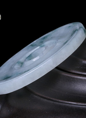 A货翡翠平安扣挂件吊坠送证书