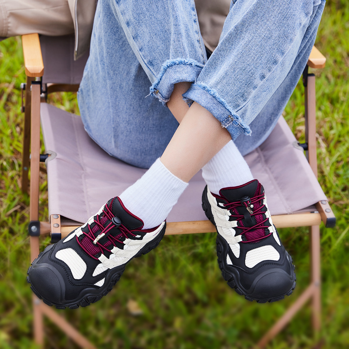  骆驼时尚老爹鞋