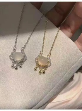 2026新款国风项链女轻奢小众设计感锁骨链高级感颈链配饰