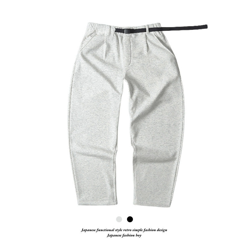 日系紫标-5208卫裤 加绒加厚奥利绒宽松直筒廓形休闲卫裤秋冬款潮,淘宝优惠券,粉丝福利购,淘宝优惠卷