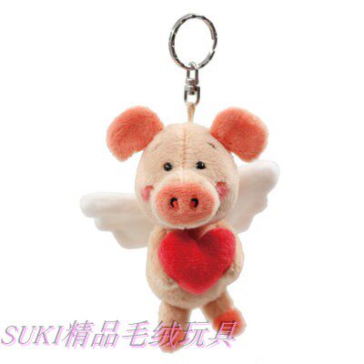 德国正品 小猪威比挂件钥匙扣 wibbly pig正品钥匙扣猪布偶 - 图3