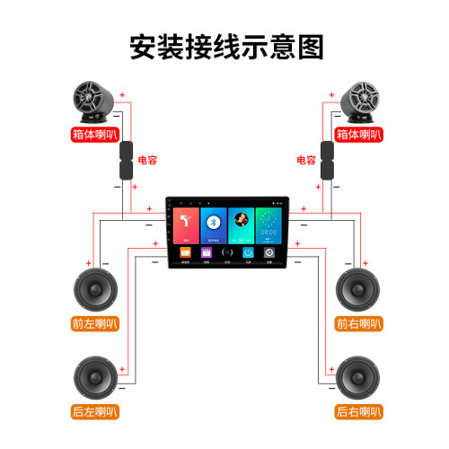 汽车音响专业中音喇叭中置外置家用环绕前后双喇叭纯中音喇叭改装 - 图3