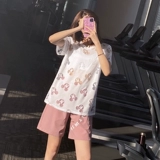 Спортивные летние тонкие штаны для спортзала, шорты для отдыха для йоги, для бега, популярно в интернете