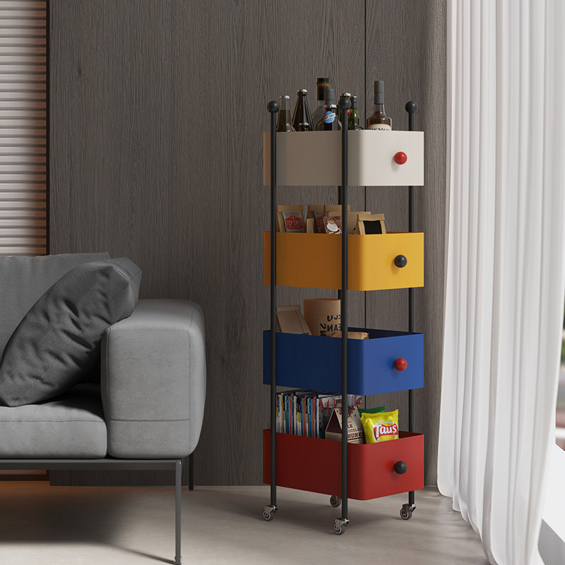 落地儿童书架可移动多层置物架收纳架家用转角储物柜展示柜小柜子,淘宝优惠券,粉丝福利购,淘宝优惠卷