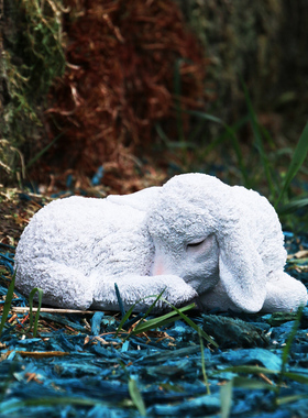 庭院小羊田园风树脂造景仿真动物