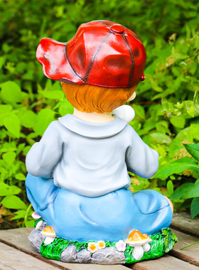 大傅冰淇淋男孩装饰摆件