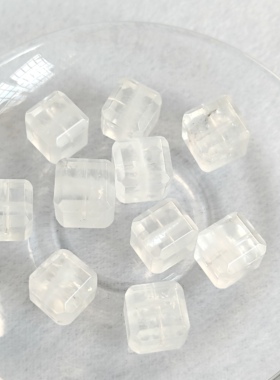 禧芙蓉XFORO白雪花幽灵天空之城白阿赛大方糖方块手工DIY串珠配件