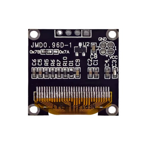 新款窄边框0.96寸OLED显示屏12864分辨率模块IIC通信接口ssd1315 - 图1