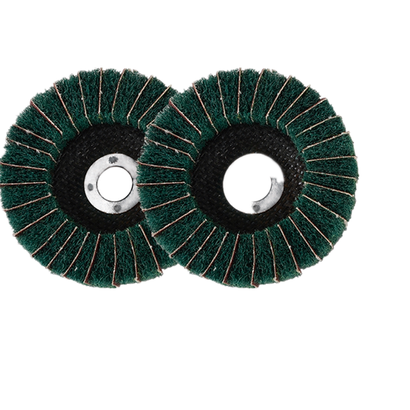 Baijie brushed wheel clip sand polishing wheel angle grinder stainless steel grinding and polishing disc louver wheel flying wing wheel 100