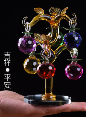 客厅电视柜招财进宝摆件摇钱树