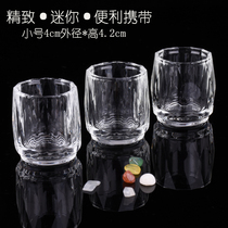 Small number of white crystal clear water supply cup Guncup water purification cup Holy water glass Buddha Hall for the Buddhas Cup Dodhouse for a cup 4cm