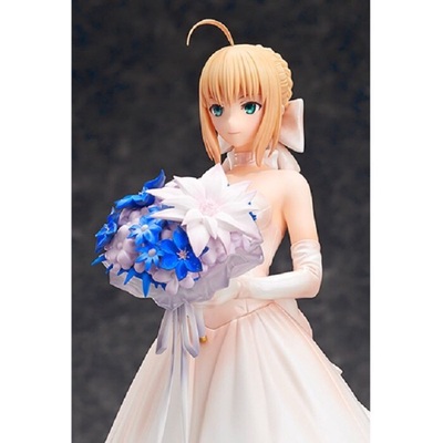 ANIPLEX Fate赛巴 saber 赛巴 婚纱礼服10周年 皇家礼服 PVC手办