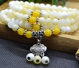 Аксессуары, защитный амулет, ретро браслет, бусины, подвеска, изогнутая трубка