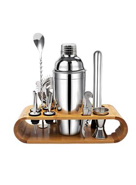 中古侘寂风样板房酒柜道具酒调酒器咖啡壶画框咖啡杯组合装饰摆件