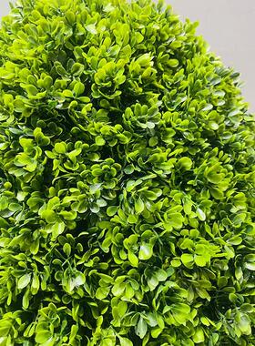仿真植物草球米兰绿植装饰吊顶绿色塑料假花九里香橱窗美陈造景