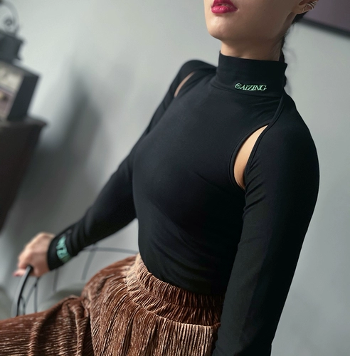 Универсальный рукав Wyz Универсальный единственный предмет джазовый танец многоцветный жилет высокий эластичный спортивный темперамент Slim Top