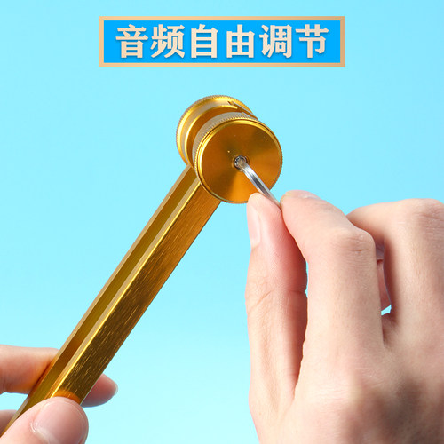 专业音叉采耳工具耳震振铃响铗震佛掏耳配银针孔雀毛采耳师用音锤 - 图1