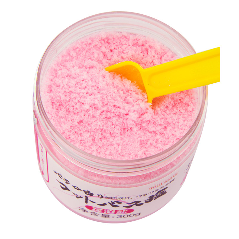 千草妍玫瑰足部泡脚盐老茧足浴盐 足之有道家居足浴盐