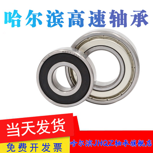 哈尔滨轴承6200 6201 6202 6203 6204 6205 6206 6207 6208 RZ ZZ - 图1