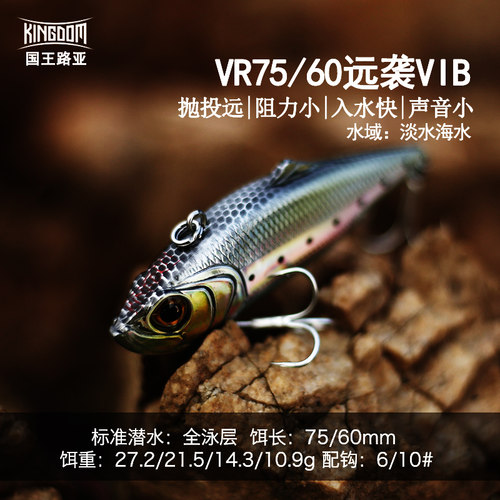 塑料vib路亚饵20响珠30克15远投海钓翘嘴鲈鱼vlb假饵vip路亚鱼饵 - 图1