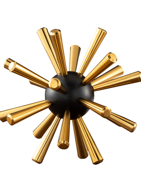 简约北欧b办公室家居桌面水晶摆件房间客厅海胆装饰品创意送人礼