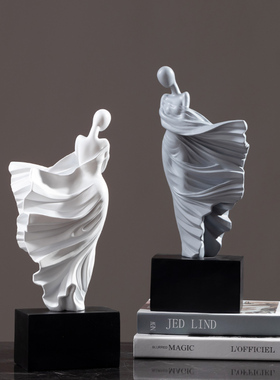 速发简摆抽象人奢雕塑约件轻物创意艺术家居装饰品样板房摆设