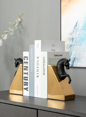 金字塔样板房电视柜道具书