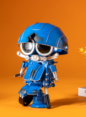 复古风变形金刚小灵通酒柜摆件