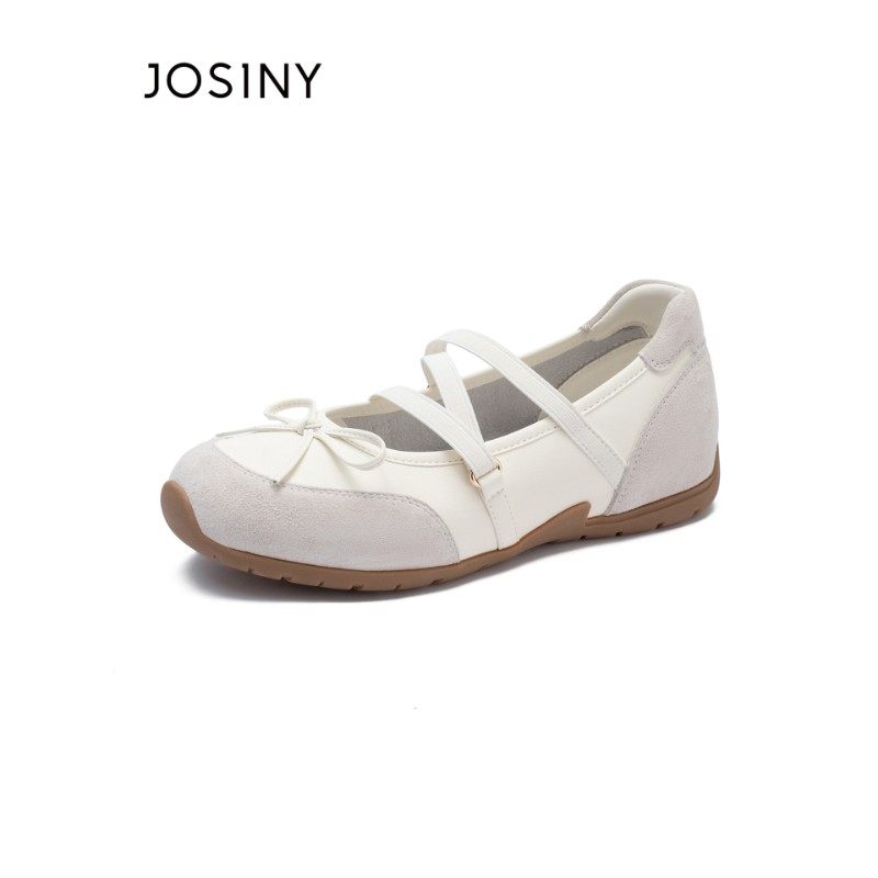 卓诗尼2026春季新款平底玛丽珍鞋时尚舒适芭蕾舞鞋潮流百搭阿甘鞋,淘宝优惠券,粉丝福利购,淘宝优惠卷