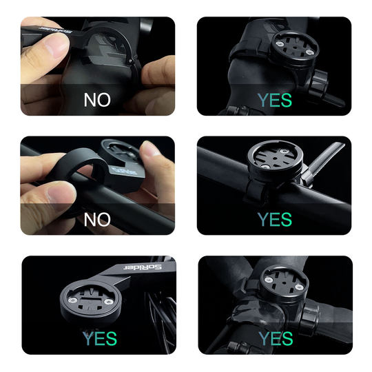 Garmin佳明固定码表座迈极炫前灯自行车把立延伸支架兼容行者迈金