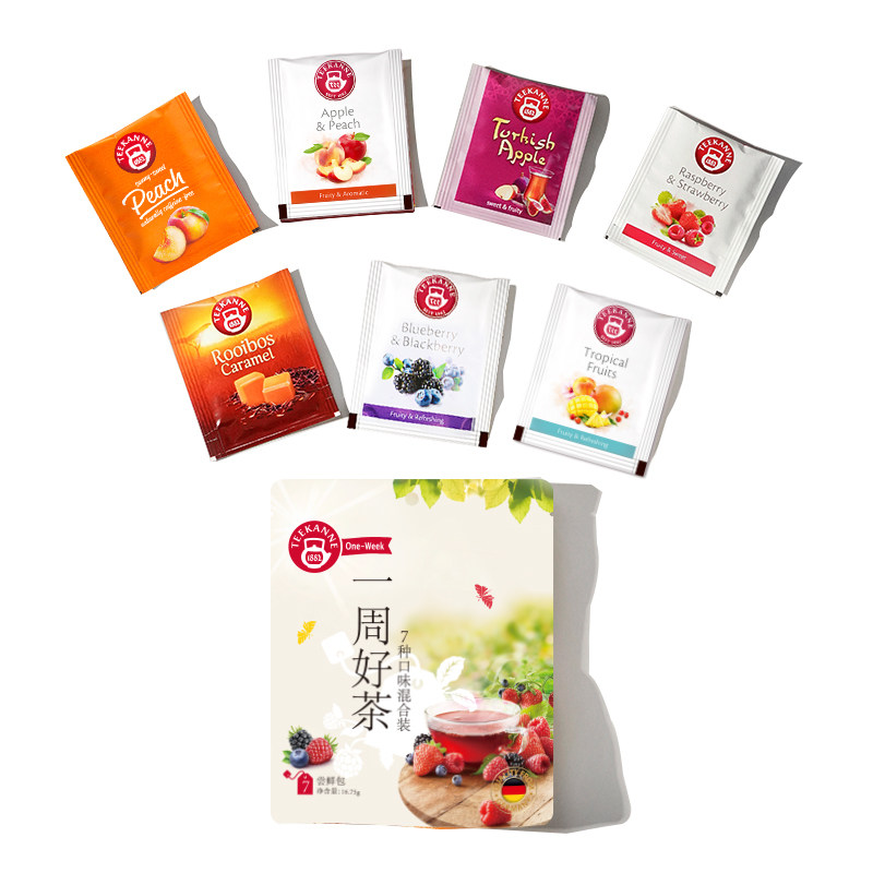 teekanne一周好茶水果茶花果茶组合茶包混合装袋泡茶养生