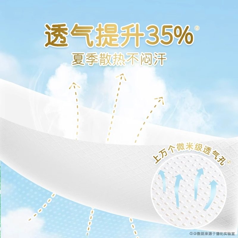 【试用装】德佑金装婴儿一次性隔尿垫M码护理尿垫防水透气尿布,淘宝优惠券,粉丝福利购,淘宝优惠卷