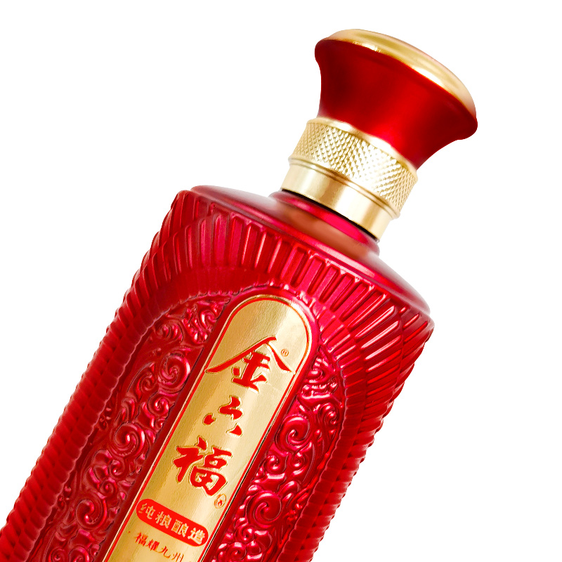 金六福酒福耀九州兼香型白酒50.8度500ml*6瓶箱裝商務送禮宴請_天貓超市_酒類