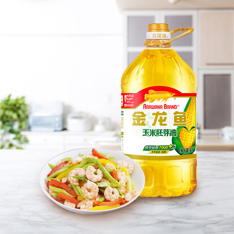 金龙鱼玉米油4L*2桶优质胚芽压榨食用油 非转基因,淘宝优惠券,粉丝福利购,淘宝优惠卷